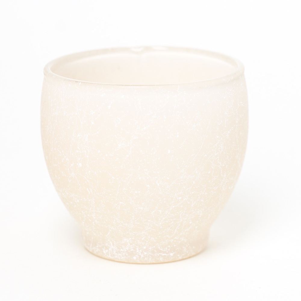 Tealight Candle Holder Cream Textured Boho Cottagecore Beachy Coastal